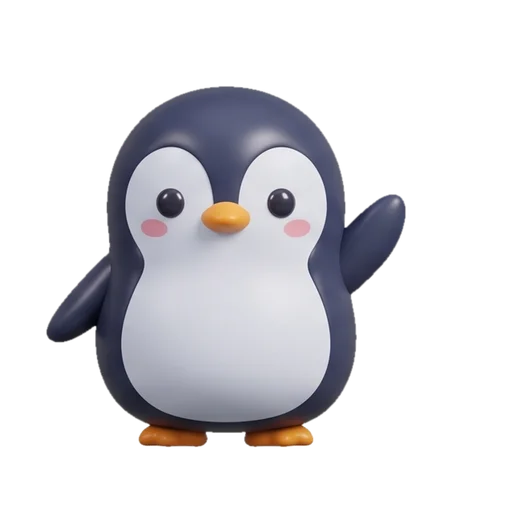 pengu waving
